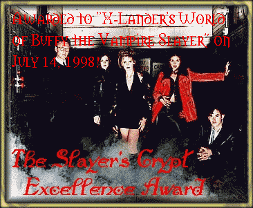 The Slayer's Crypt Excellence Award