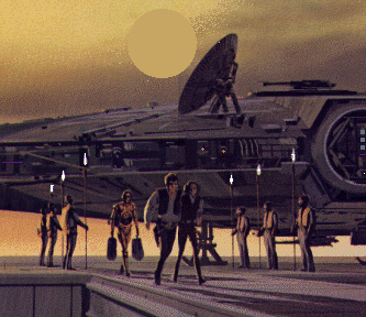 Arrival at Cloud City