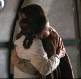 Leia and Luke during THE HUG in ESB.
