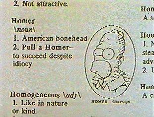 Homer in a Dictionary
