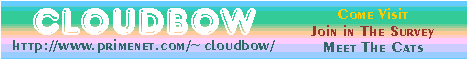 Cloudbow - Come visit, join in  the survey, meet the cats