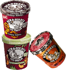 tub of ice cream