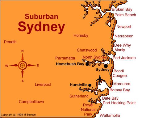 Map of Sydney