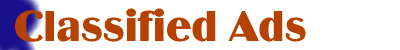 Classified Ads