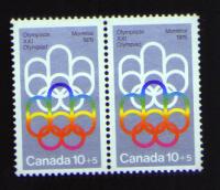 10+5cent 1976 Montreal Olympics Emblem