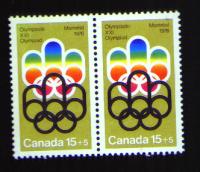 15+5cent 1976 Montreal Olympics Emblem