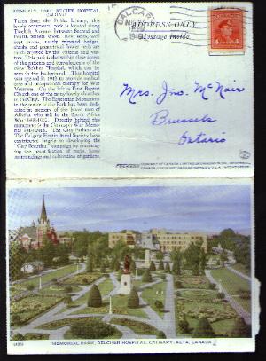 A really neat, opening postcard