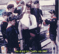 Ian combing Ken Dodds hair