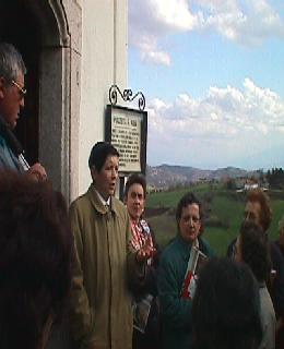 DONATO CALABRESE ACCOMPAGNA UN GRUPPO DI PELLEGRINI A PIETRELCINA