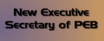 New Executive Secretary of PEB