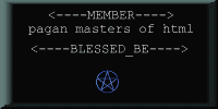 Pagan Masters of HTML