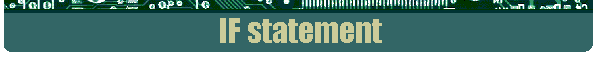 IF statement
