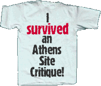 I survived an Athens Site Critique: Athens/Parthenon/1313! (but didn't necessarily make suggested changes *g*)