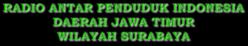 Radio Antar Penduduk Indonesia Daerah Jawa Timur Wilayah Surabaya
