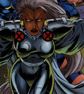 Graphic of Storm, up close and menacing.