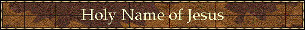 Holy Name of Jesus