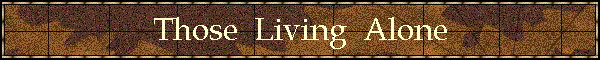 Those  Living  Alone