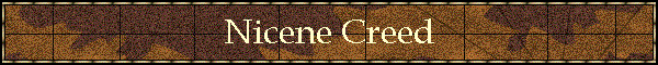 Nicene Creed