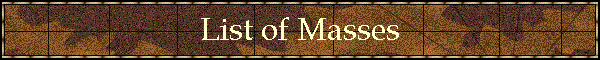List of Masses