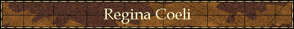 Regina Coeli