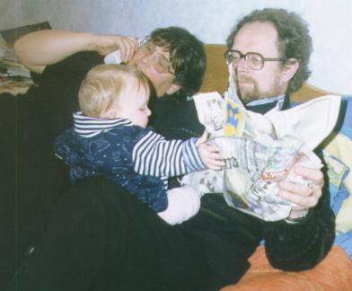 grandparents and child