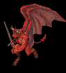 with the demon's anger of vengeance...