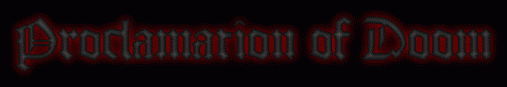 Proclamation of Doom