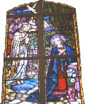 Annunciation - Stained Glass in St. Charles