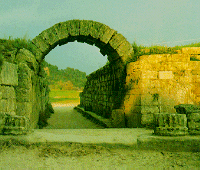 entrance to the stadium