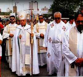 Monseor Mario Maulin y Padre Carlos Prez
