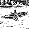 Man in Canoe