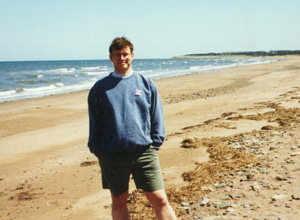 This is me on a warm spring day at Malagash Bible Camp.