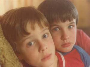 Mark and his twin brother, Rick