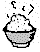 steaming rice
