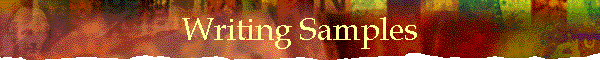 Writing Samples