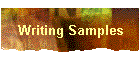 Writing Samples