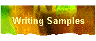 Writing Samples