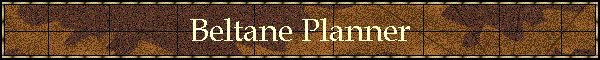 Beltane Planner