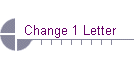 Change 1 Letter