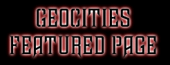 Geocities Featured Page