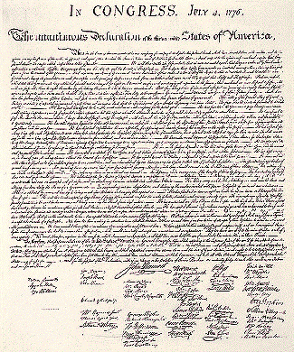 Declaration of Independence Image