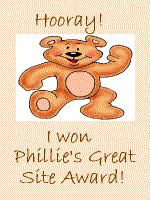 Phillie's Great 
Site Award
