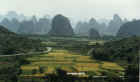 Mountain scenery near Guilin