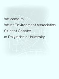 Welcome to NYWEA Student Chapter at Polytechnic University