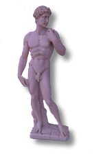 Graphic of Michaelangelo's David