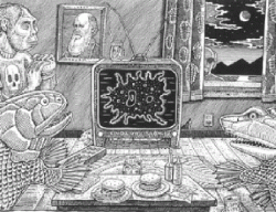 Artwork by Ray Troll - Click graphic for larger version and hyperlinks