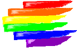 Rainbow gay flag