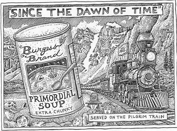 Large graphic of artwork by Ray Troll