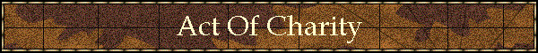 Act Of Charity