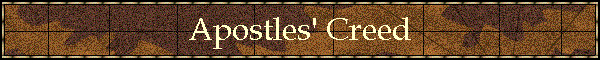 Apostle's Creed